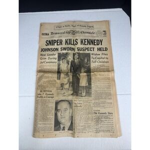 Democrat and Chronicle November 23 1963 John F Kennedy Assassination
